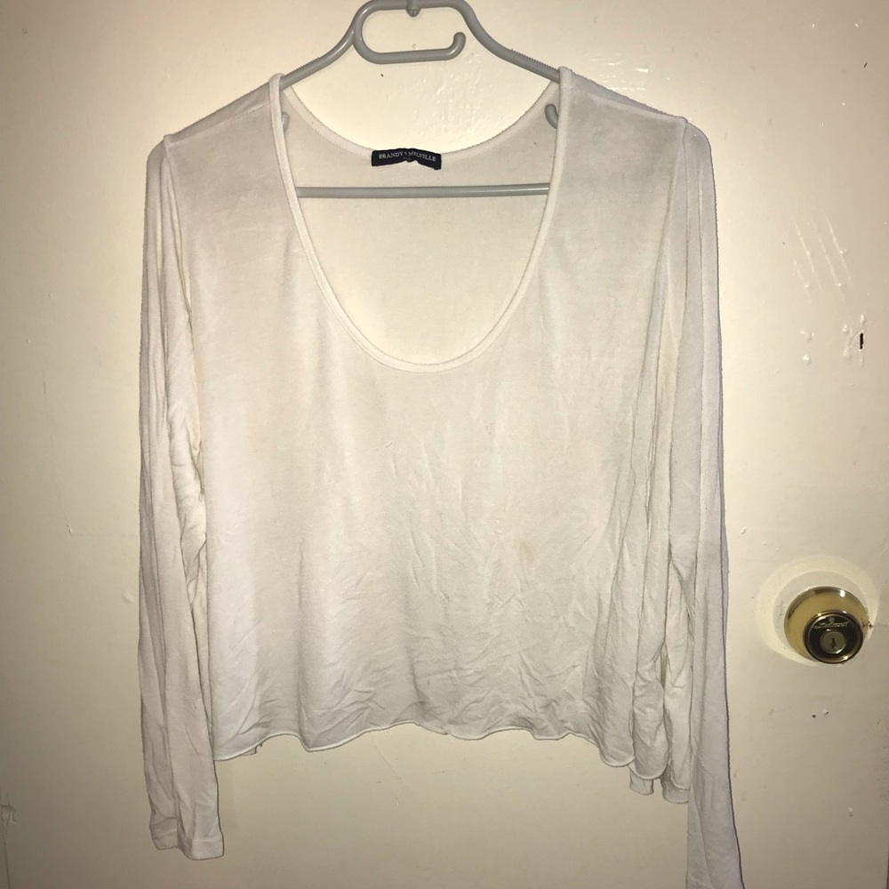 Brandy Melville soft flowy long sleeve